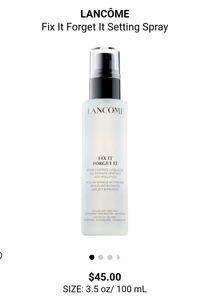 Lancome setting spray
